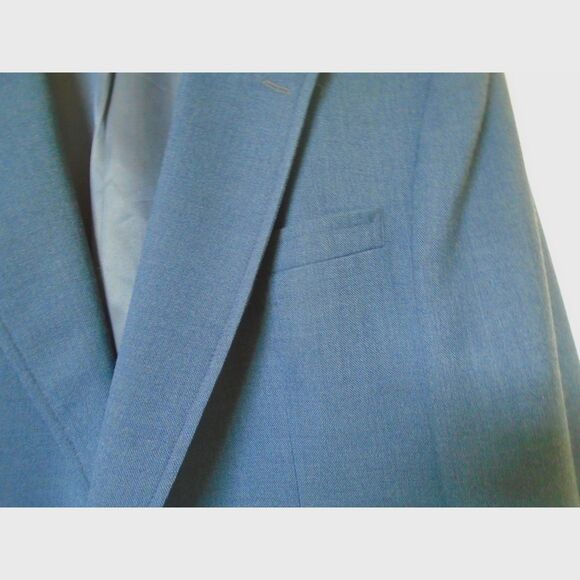 Vintage Stanley Blacker Blazer Mens 48 Tweed Sport Coat Made In USA - Picture 3 of 9